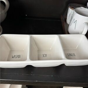 Rae Dunn wasabi ginger soy dish